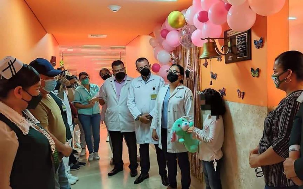 Niña de Reynosa vence el cáncer; recibió tratamiento en el IMSS